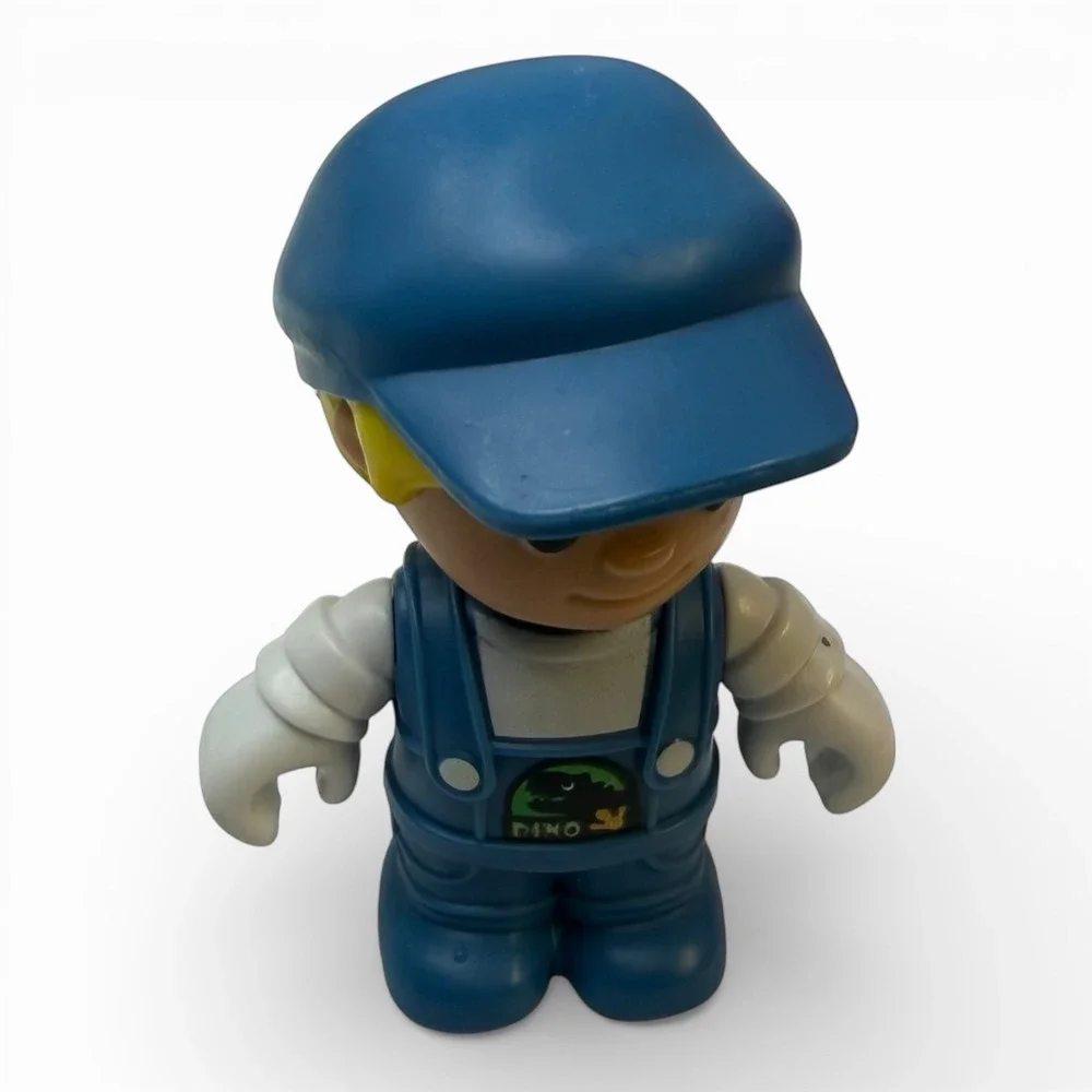 Safari Park Ranger Dinosaur Blue Bib Overalls Action Figure Replacement Toy Girl